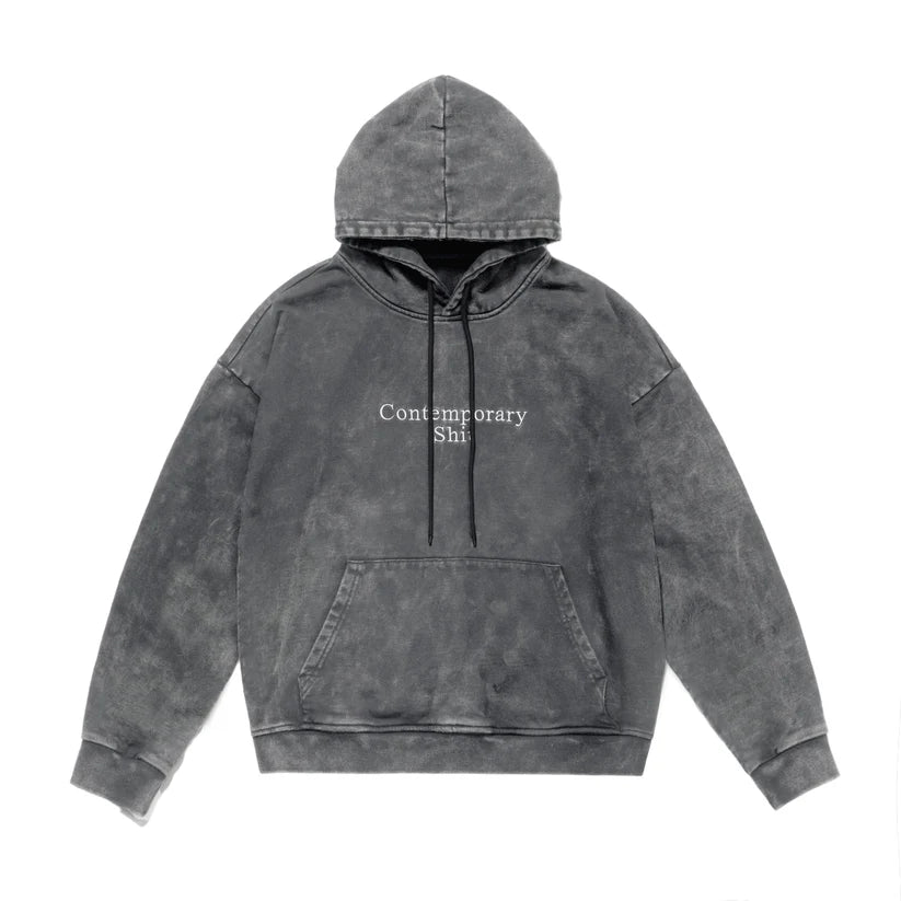 Contemporary Shit Hood Washed Grey