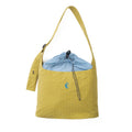 CC Nylon Grid Crossbody Bag - Yellow