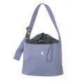 CC Nylon Grid Crossbody Bag - Blue