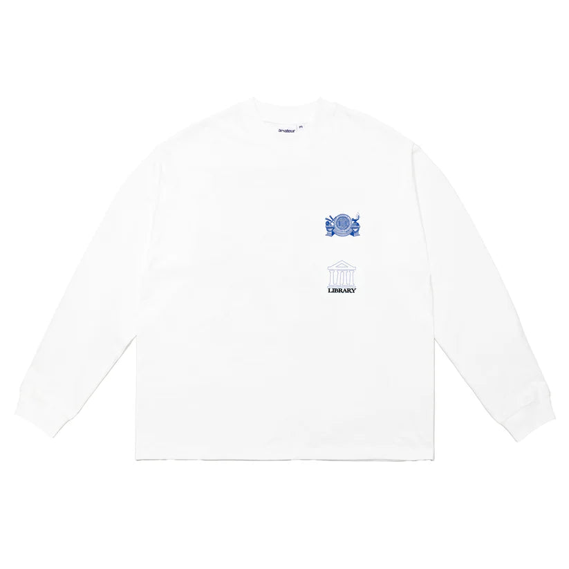 amateur Library Long Sleeve - White
