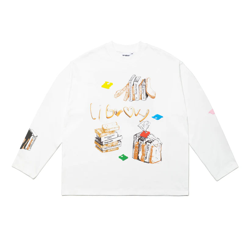 amateur Library Bread Long Sleeve - White