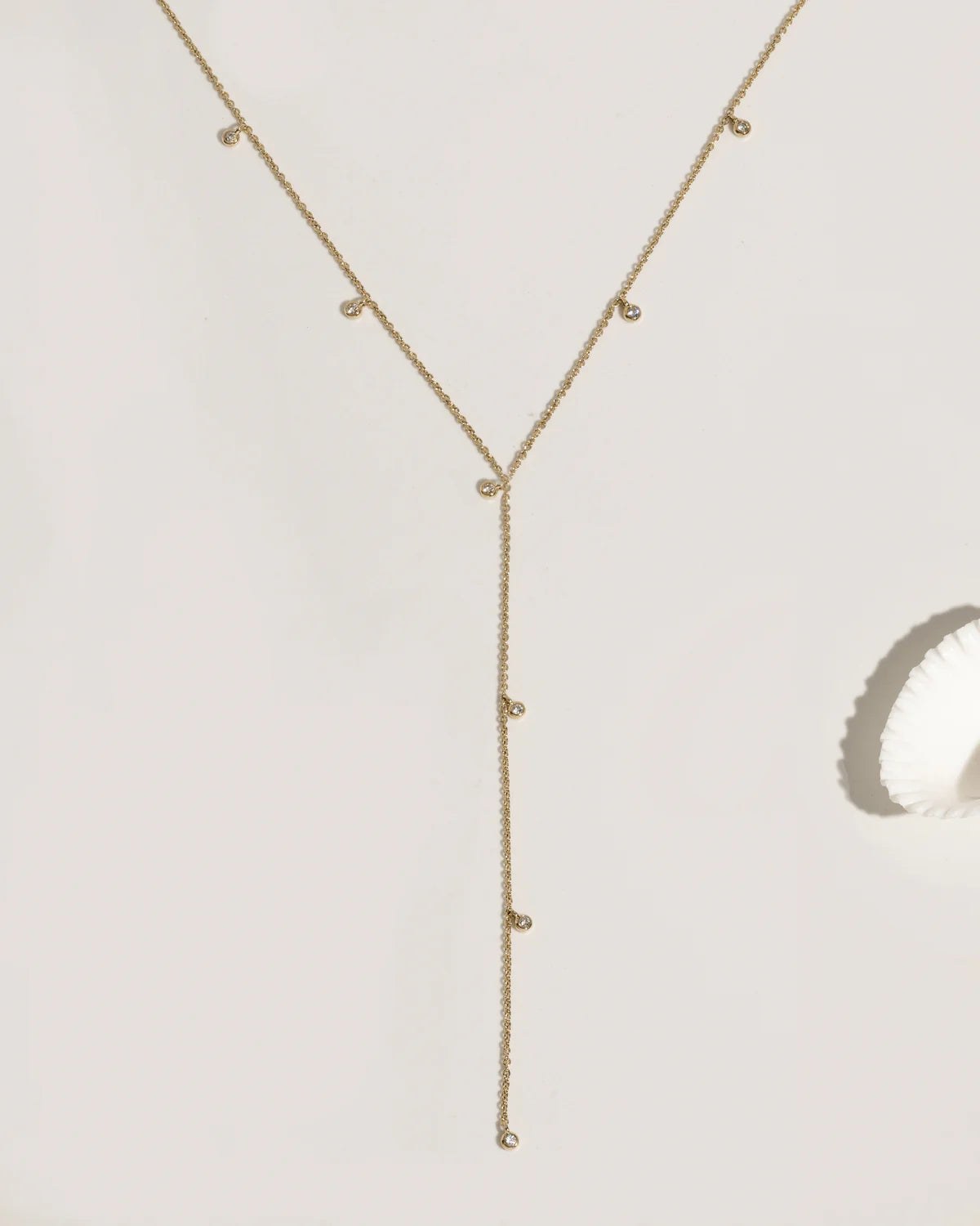 Crystal Lariat Necklace