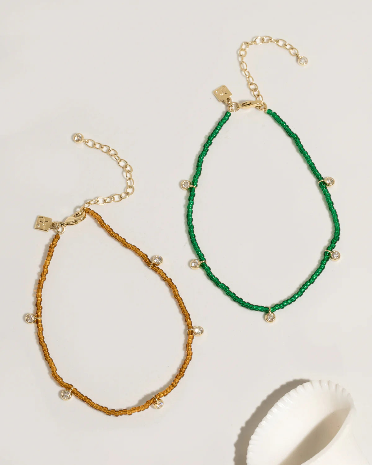 Crystal Beaded Anklet