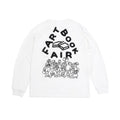 Art Book Fair Long Sleeve-White