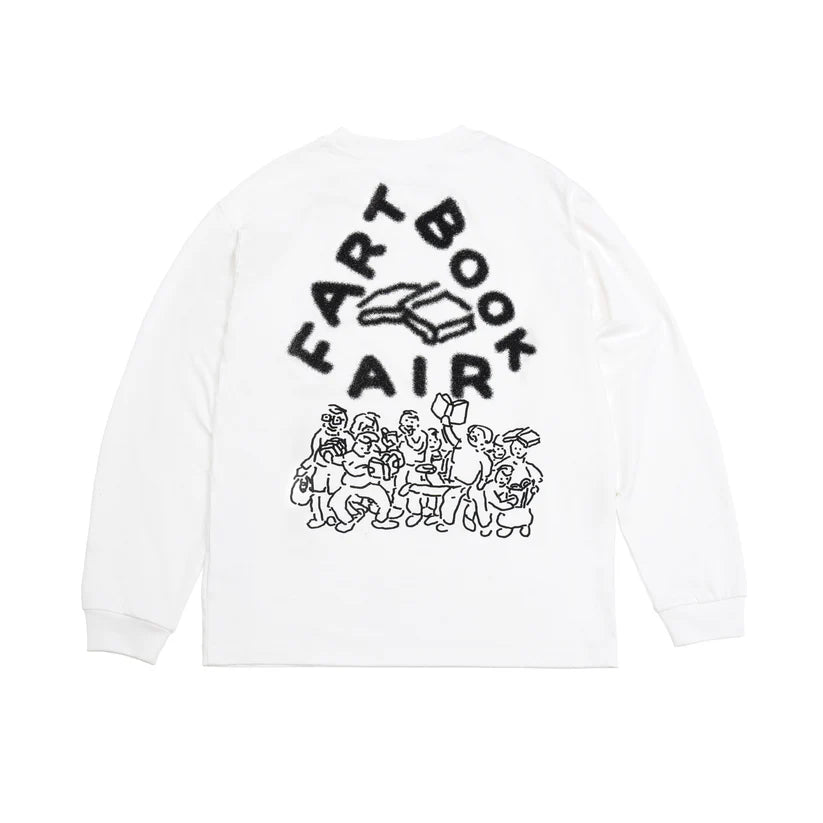 Art Book Fair Long Sleeve-White