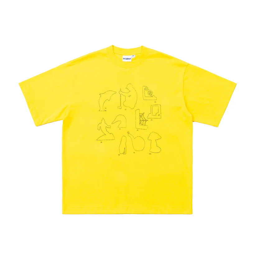 Amateur Book End Tee Yellow